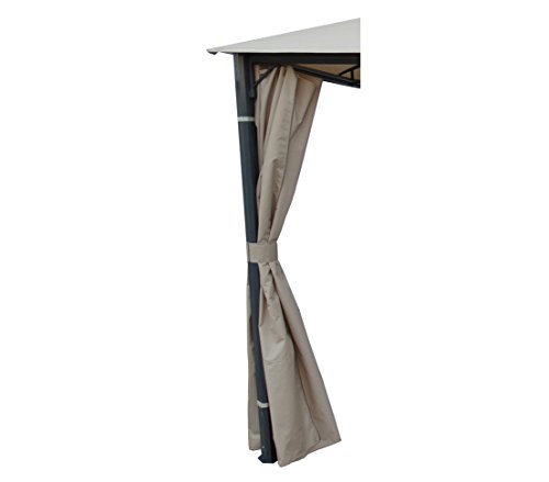 dehner-pavillon-dubai-seitenteile-3x4-m-beige-4-stk image 3