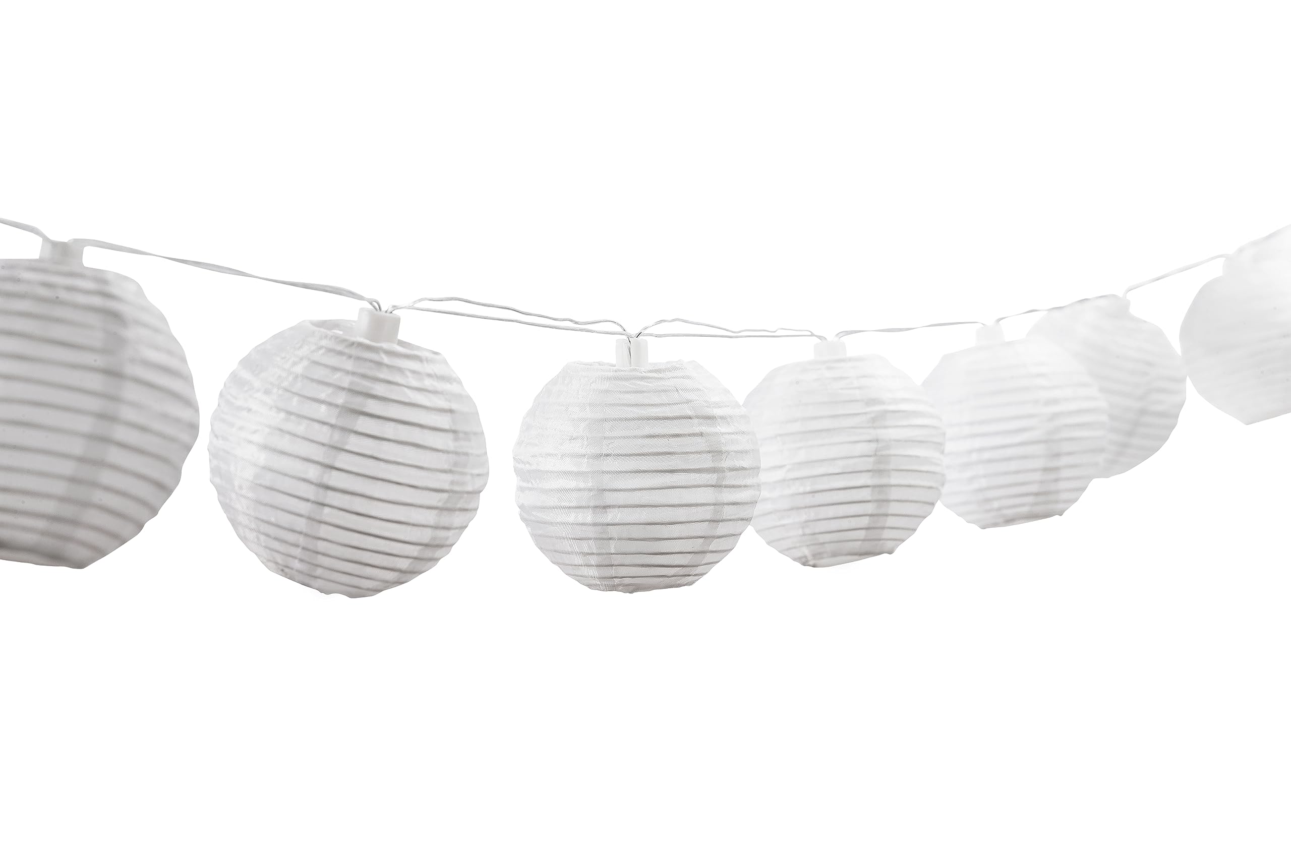 dehner-solar-lichterkette-lampion-240-cm-lampionkette-wei image 1
