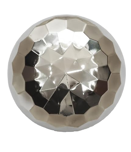 dehner-edelstahlkugel-diamant-deko-silber-15-cm image 2