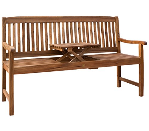 dehner-oslo-gartenbank-3-sitzer-akazienholz-natur-150-cm image 6