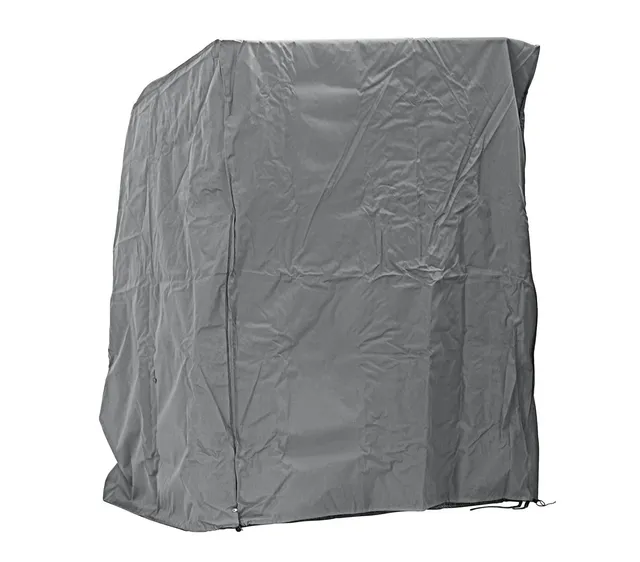 dehner-deluxe-schutzh-lle-strandkorb-230-cm-anthrazit-polyester image 1