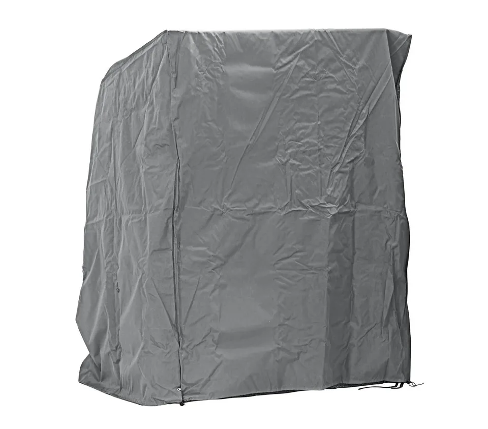 dehner-deluxe-schutzh-lle-strandkorb-230-cm-anthrazit-polyester image 1