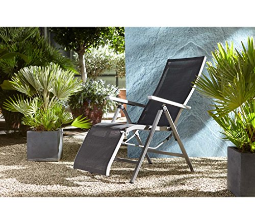 dehner-macon-relaxsessel-schwarz-silber-aluminium image 7