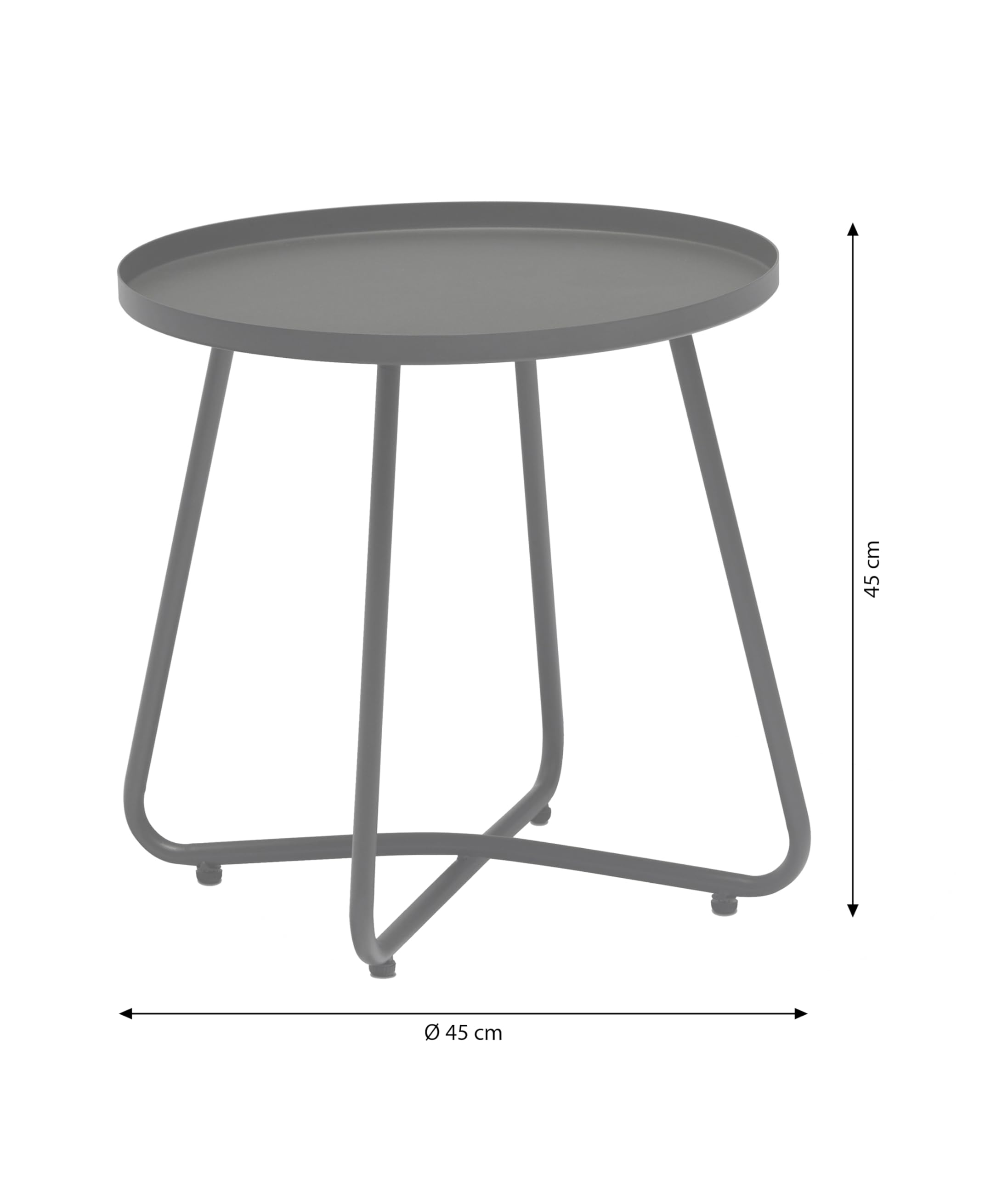 dehner-ibiza-beistelltisch-45-cm-anthrazit-stahl image 3