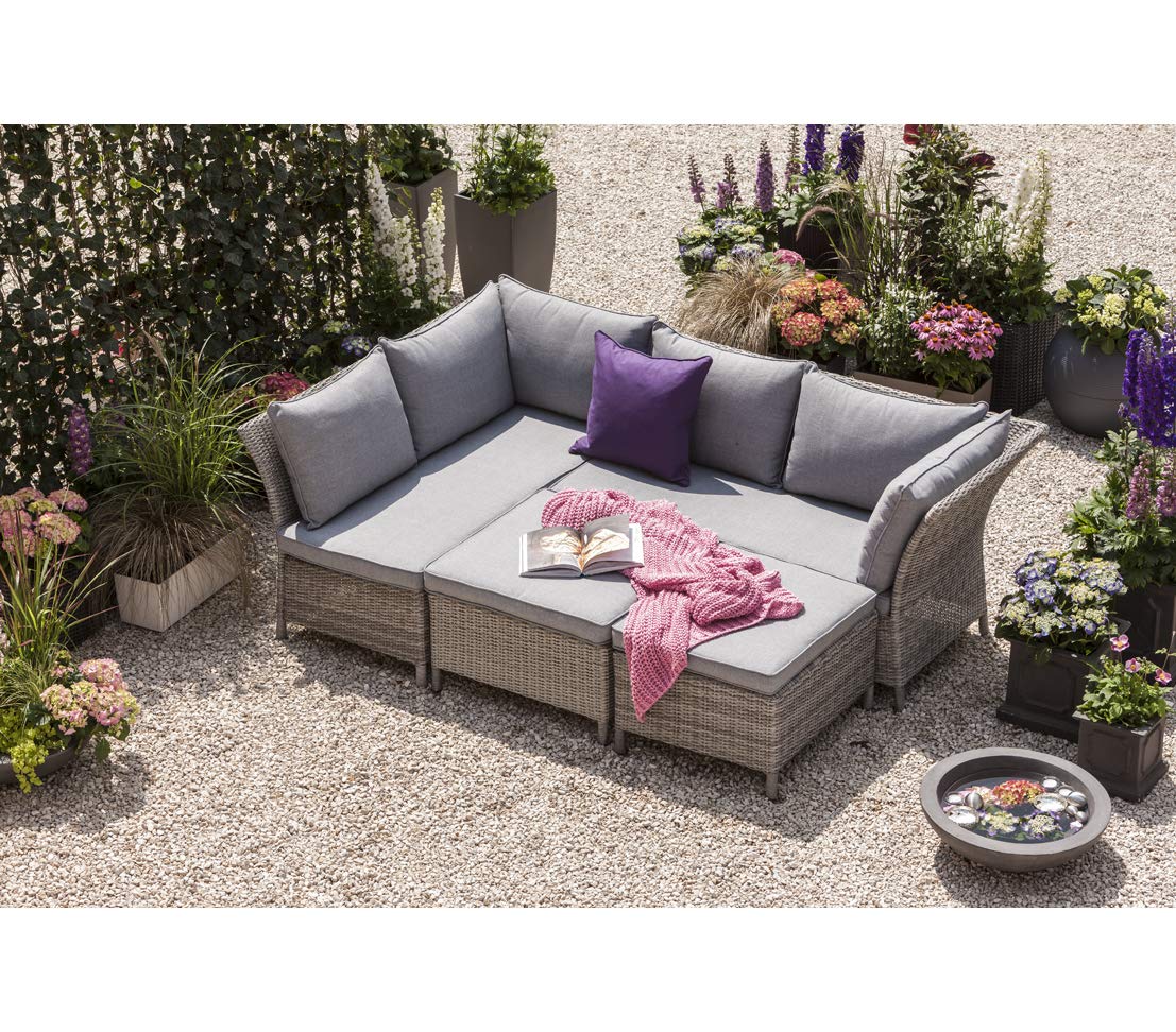 dehner-sizilia-geflechtlounge-gartenm-bel-grau-mit-polster image 4