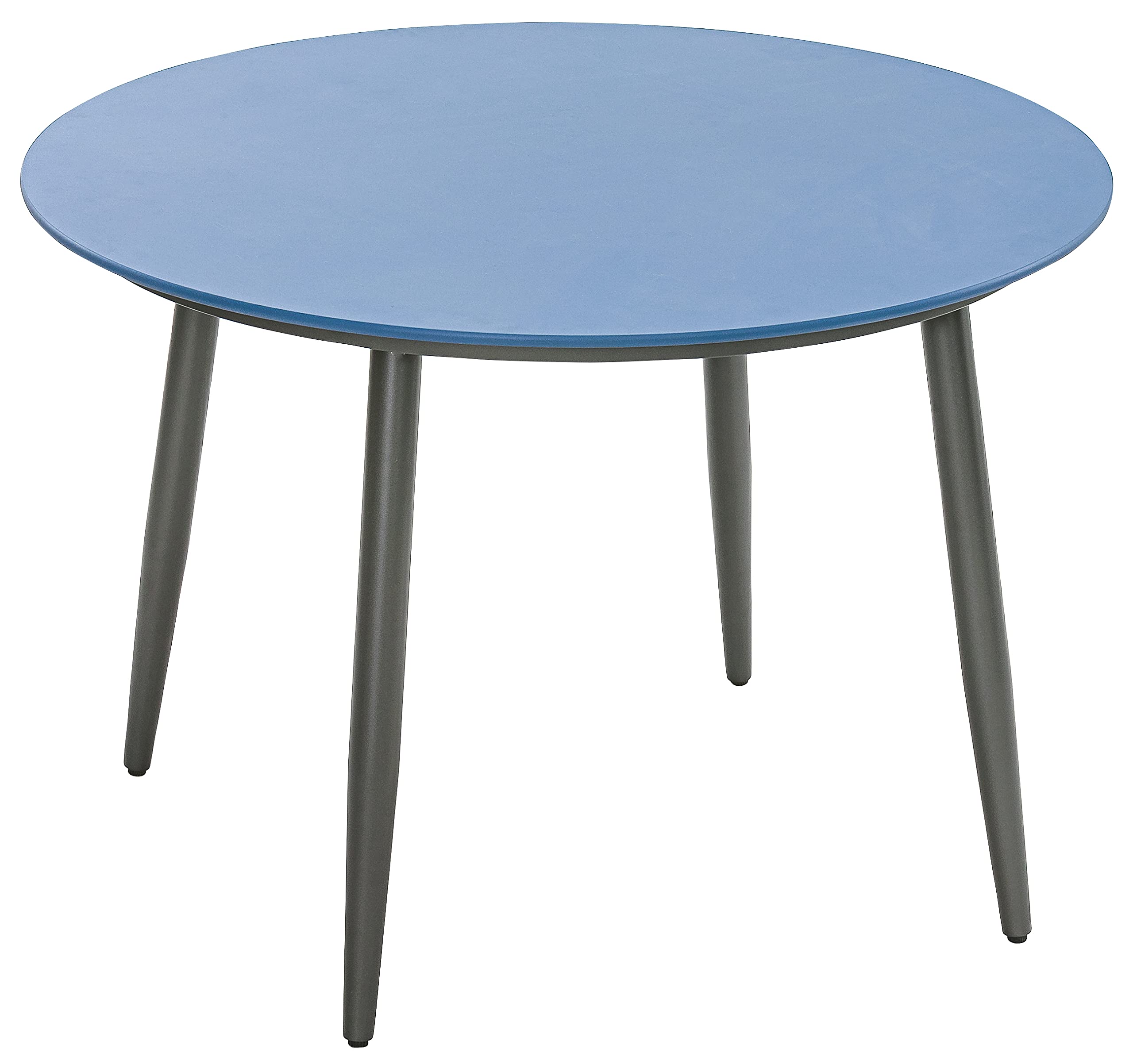 dehner-gartentisch-delphi-110-cm-alu-creatop-blau-schwarz-rund image 1