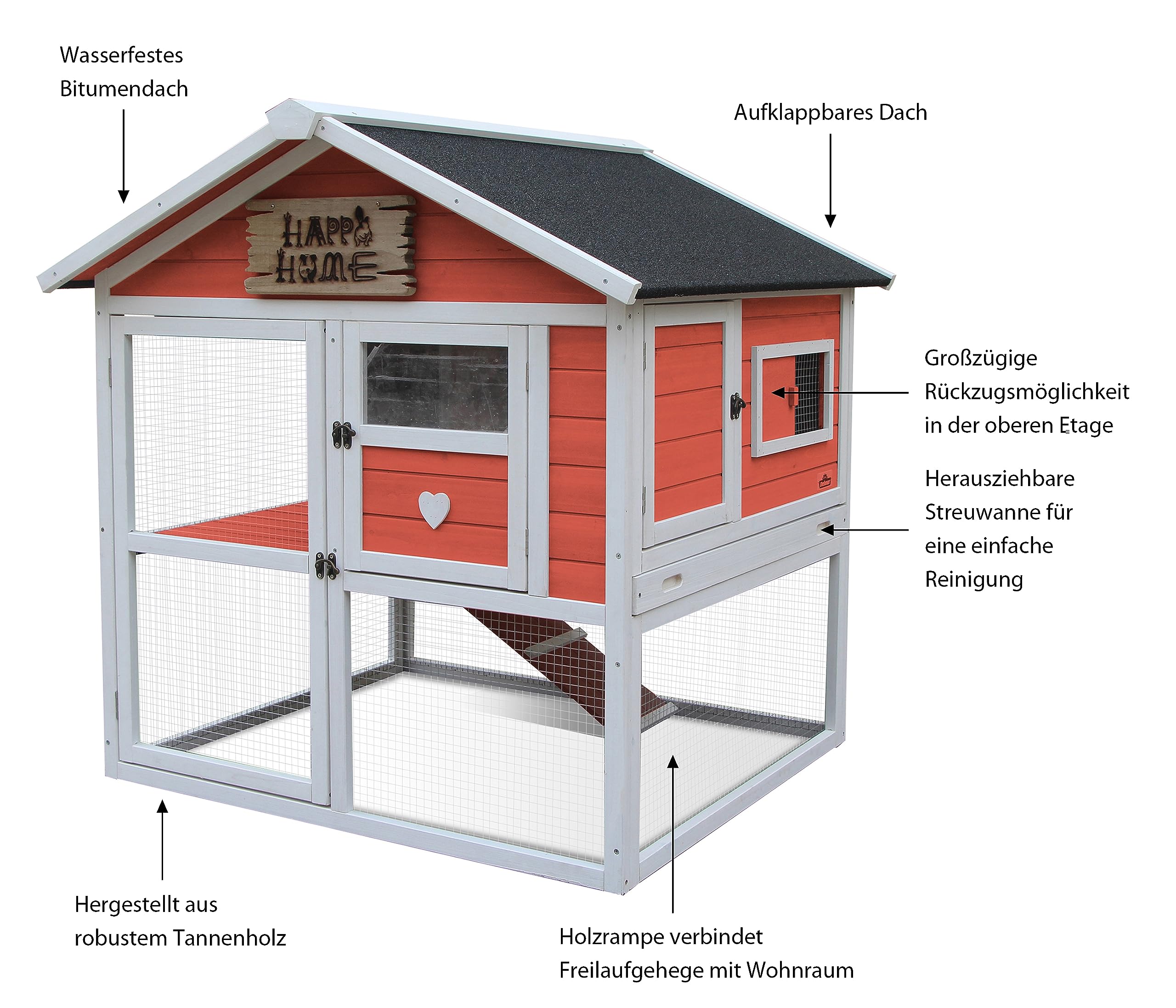 dehner-happy-home-palazzo-kaninchenstall-tannenholz-108cm image 4