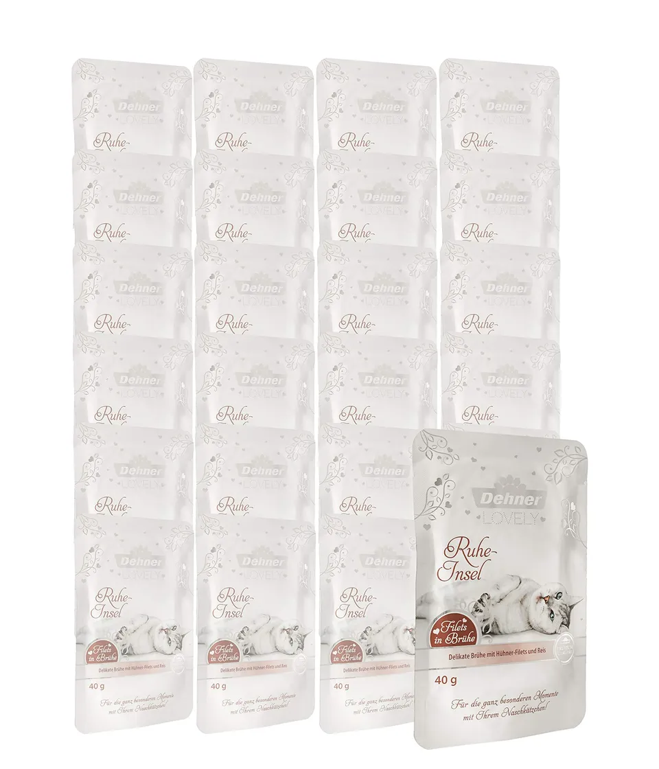 dehner-premium-lovely-katzensnack-huhn-24x40-g-glutenfrei image 1