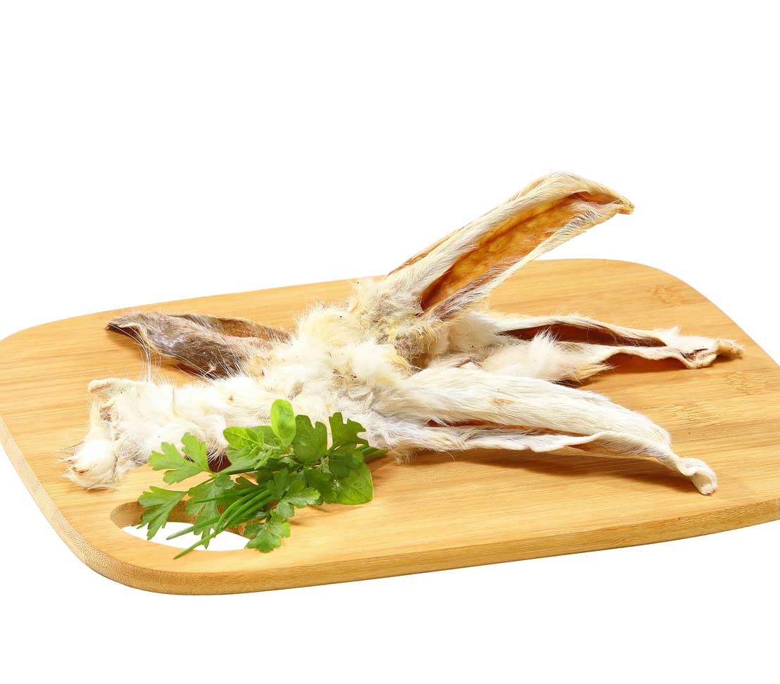 dehner-lieblinge-kaninchenohren-m-fell-hundesnack-500g image 3