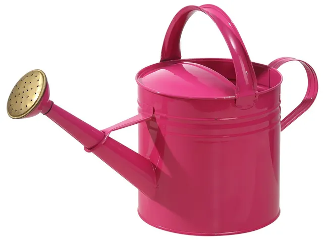 dehner-gie-kanne-nostalgisch-5-l-zink-gie-kanne-pink-mit-brause image 1