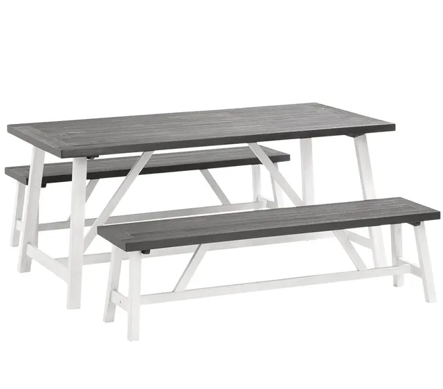 dehner-odensee-gartenm-bel-set-akazienholz-grau-wei image 1