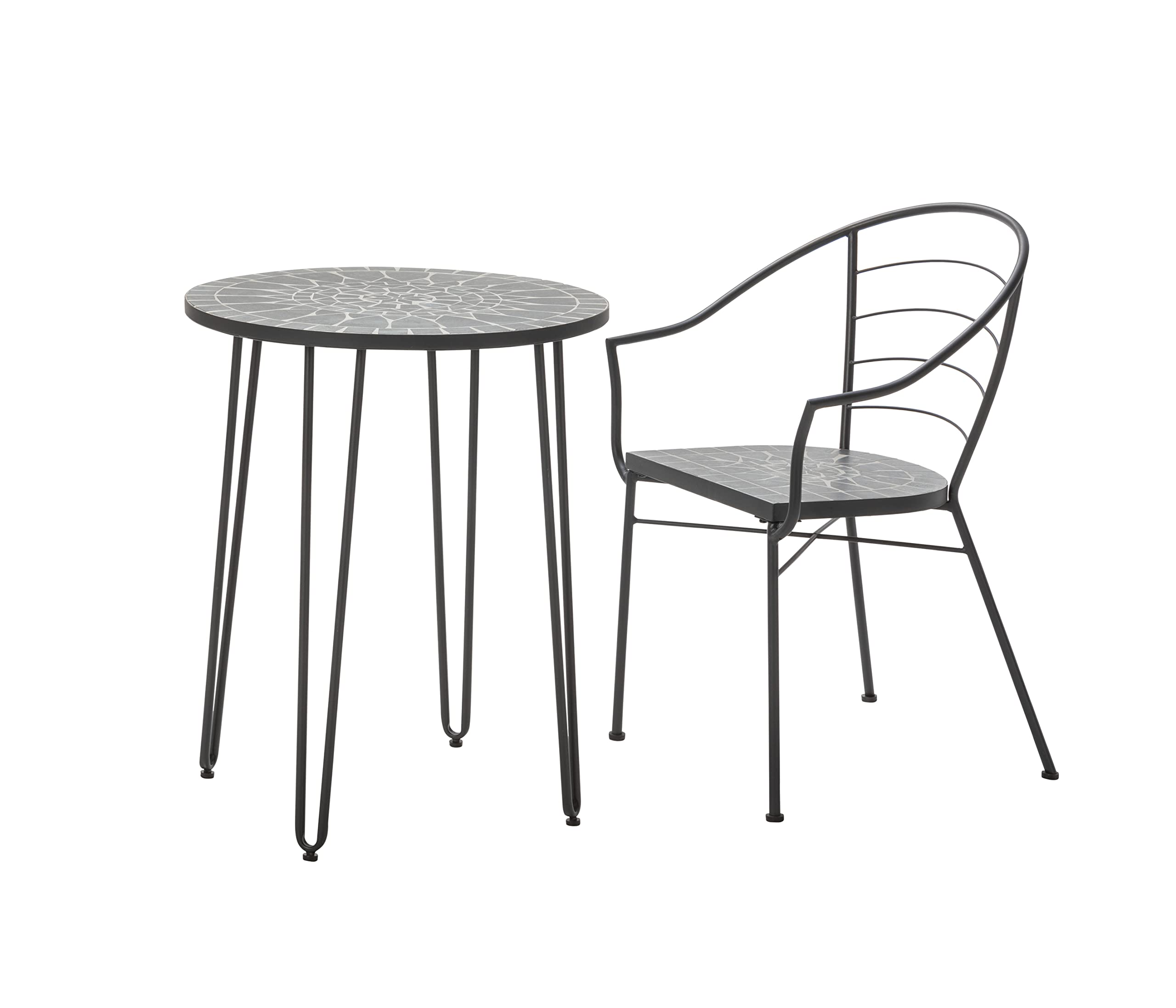 dehner-madeleine-gartentisch-mosaik-60-cm-grau image 2