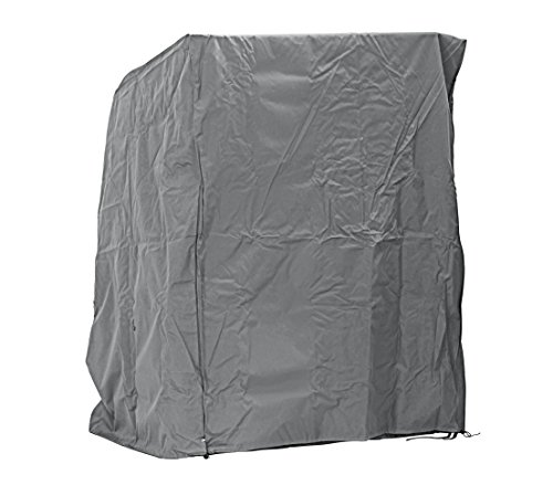 dehner-deluxe-schutzh-lle-strandkorb-230-cm-anthrazit-polyester image 3