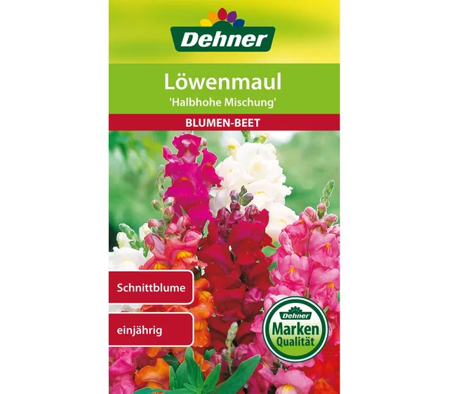 dehner-l-wenmaul-halbhohe-mischung-blumensamen-5er-pack image 1