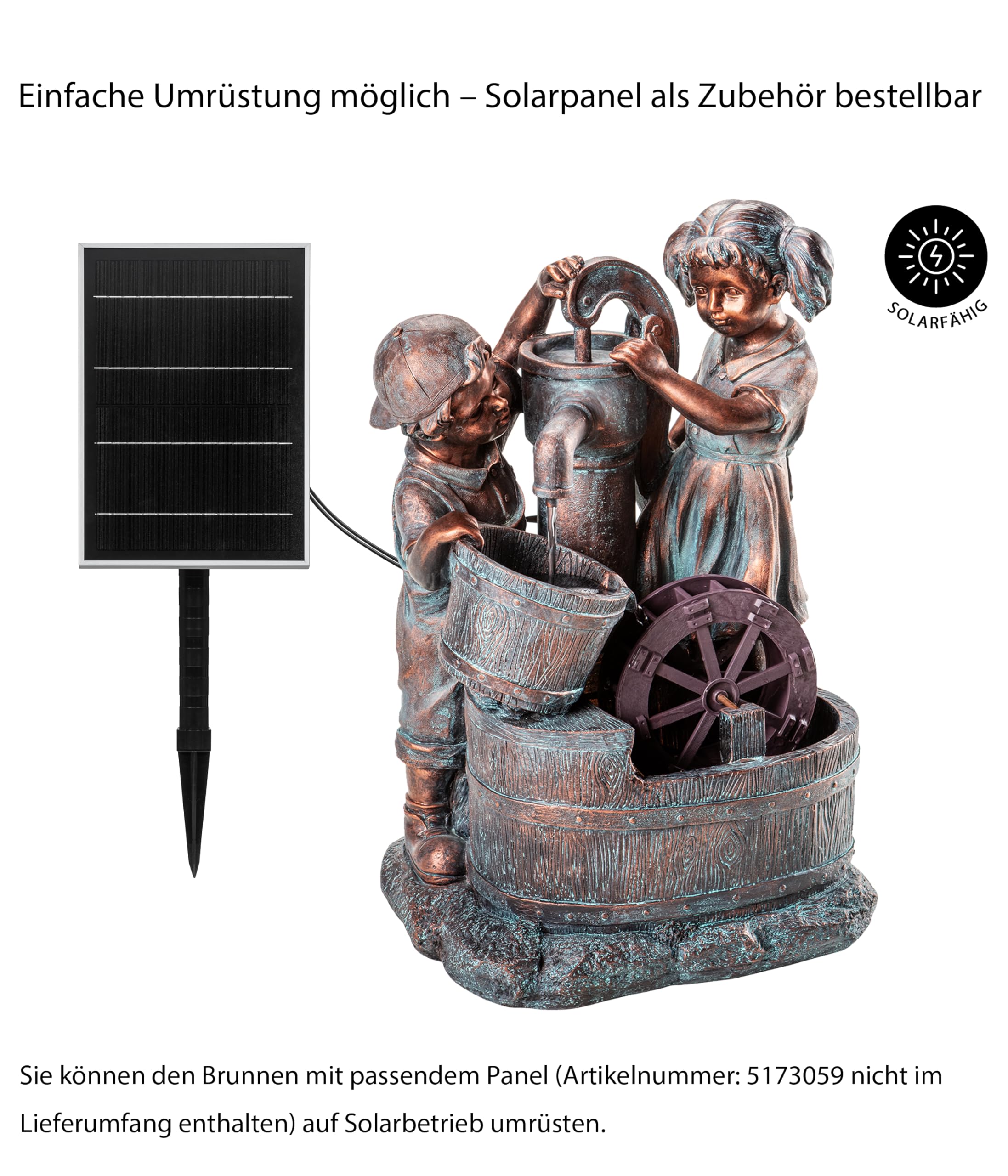 dehner-gartenbrunnen-lea-und-leon-led-6-l-polyresin image 2