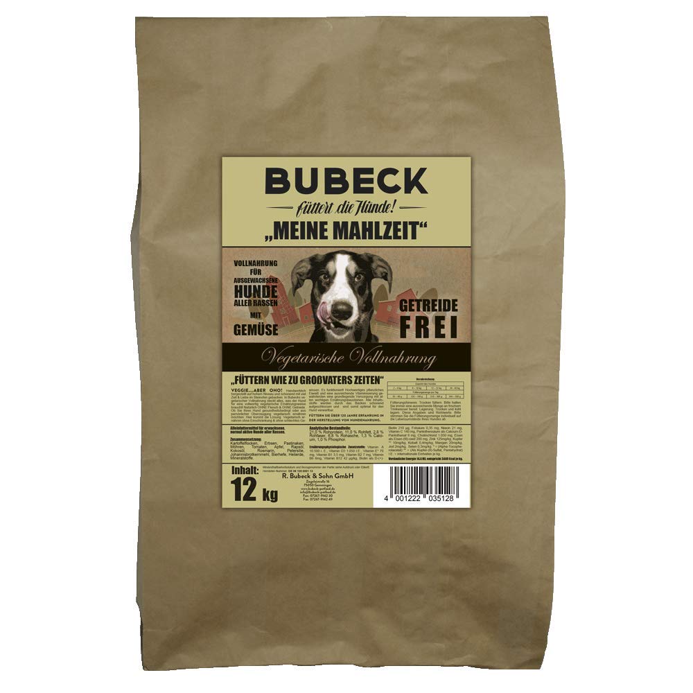 bubeck-trockenfutter-vegetarisch-12-kg-hundefutter-getreidefrei image 1