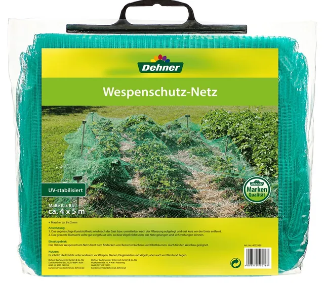 dehner-wespenschutz-netz-gr-n-5x4-m-kunststoff image 1