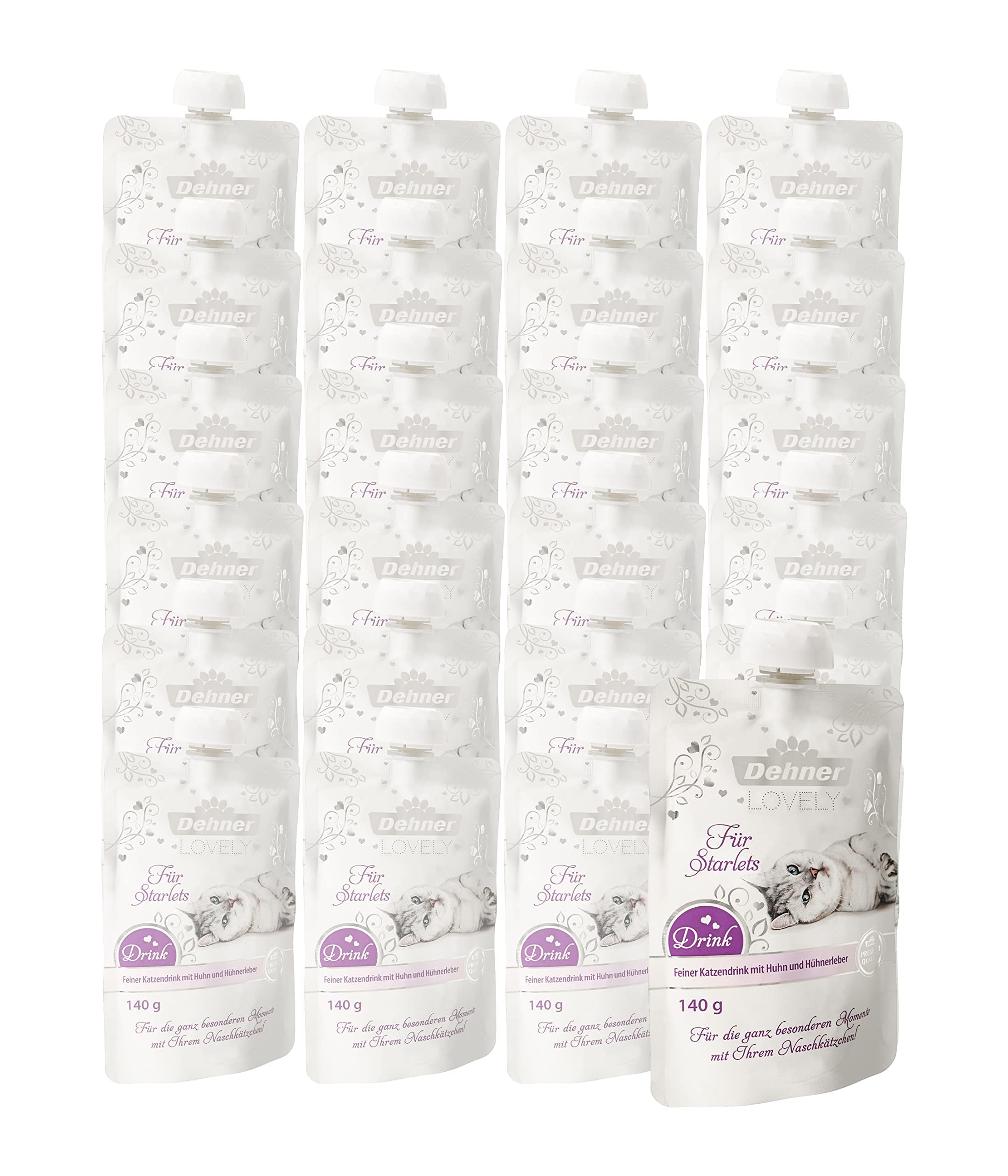 dehner-lovely-katzendrink-huhn-24x140-g-zuckerfrei image 1