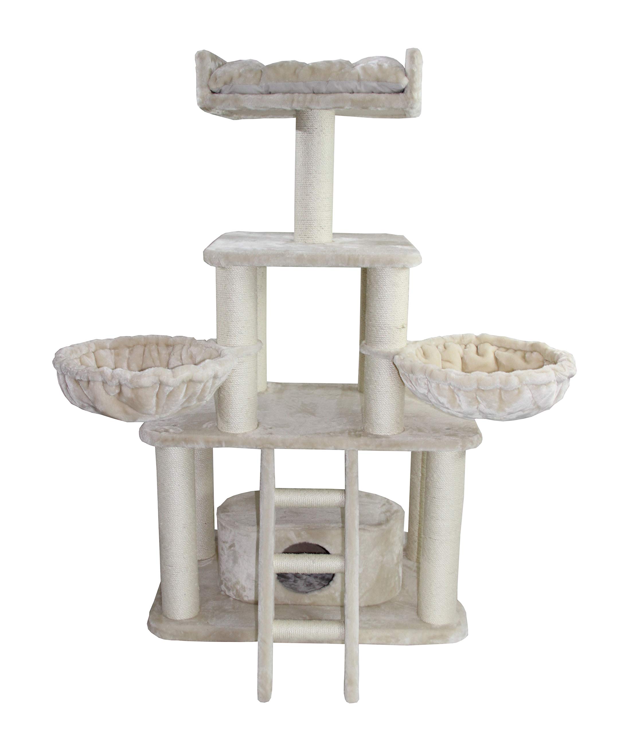 dehner-lieblinge-kratzbaum-mila-creme-170-cm-sisal-h-hle image 1