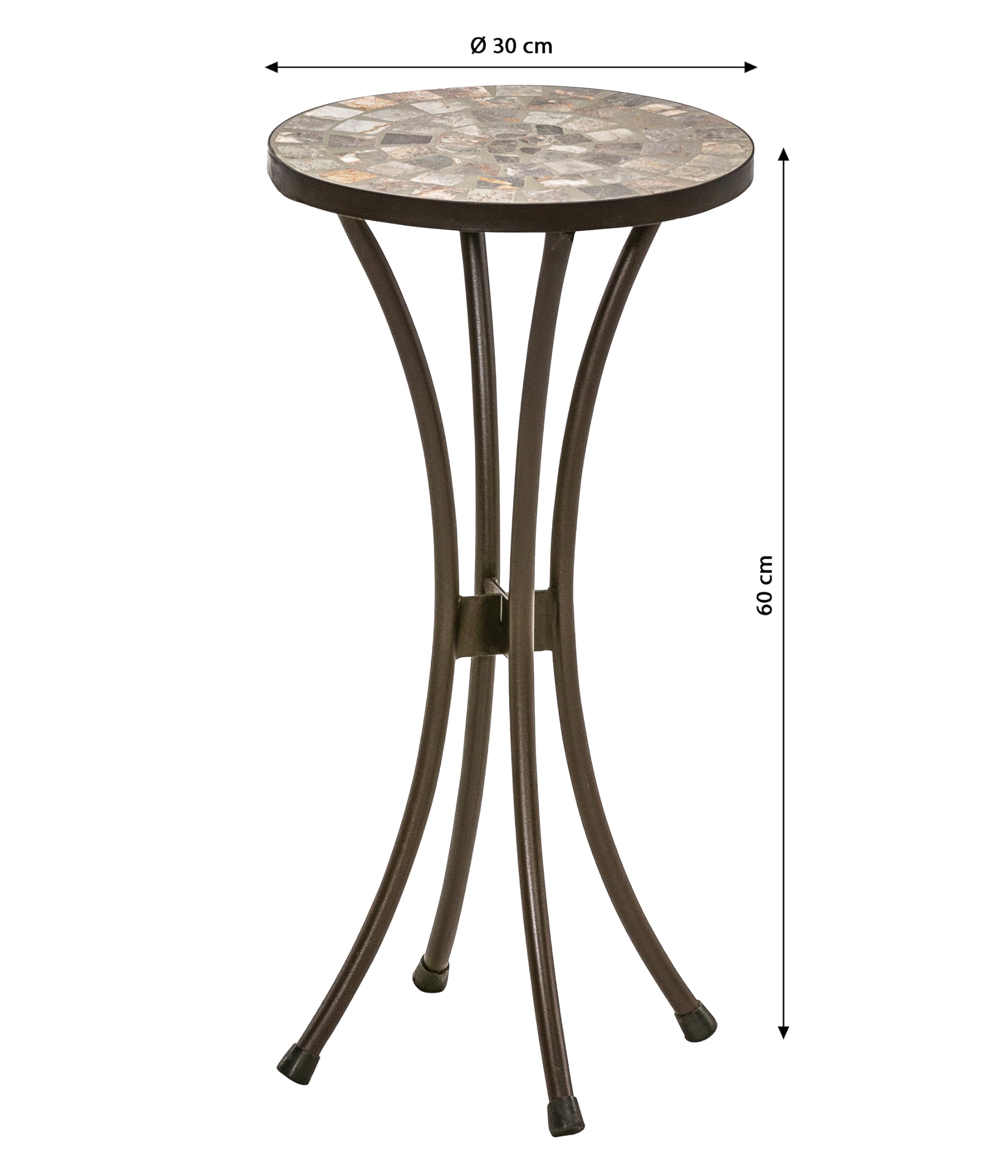 dehner-grazia-blumenhocker-mosaik-braun-grau-30-cm image 3