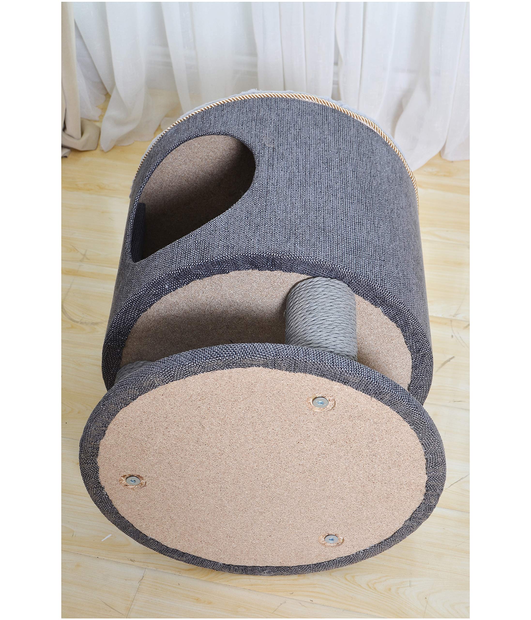 dehner-vincent-katzen-kratzh-hle-holz-sisal-grau-40-cm image 8