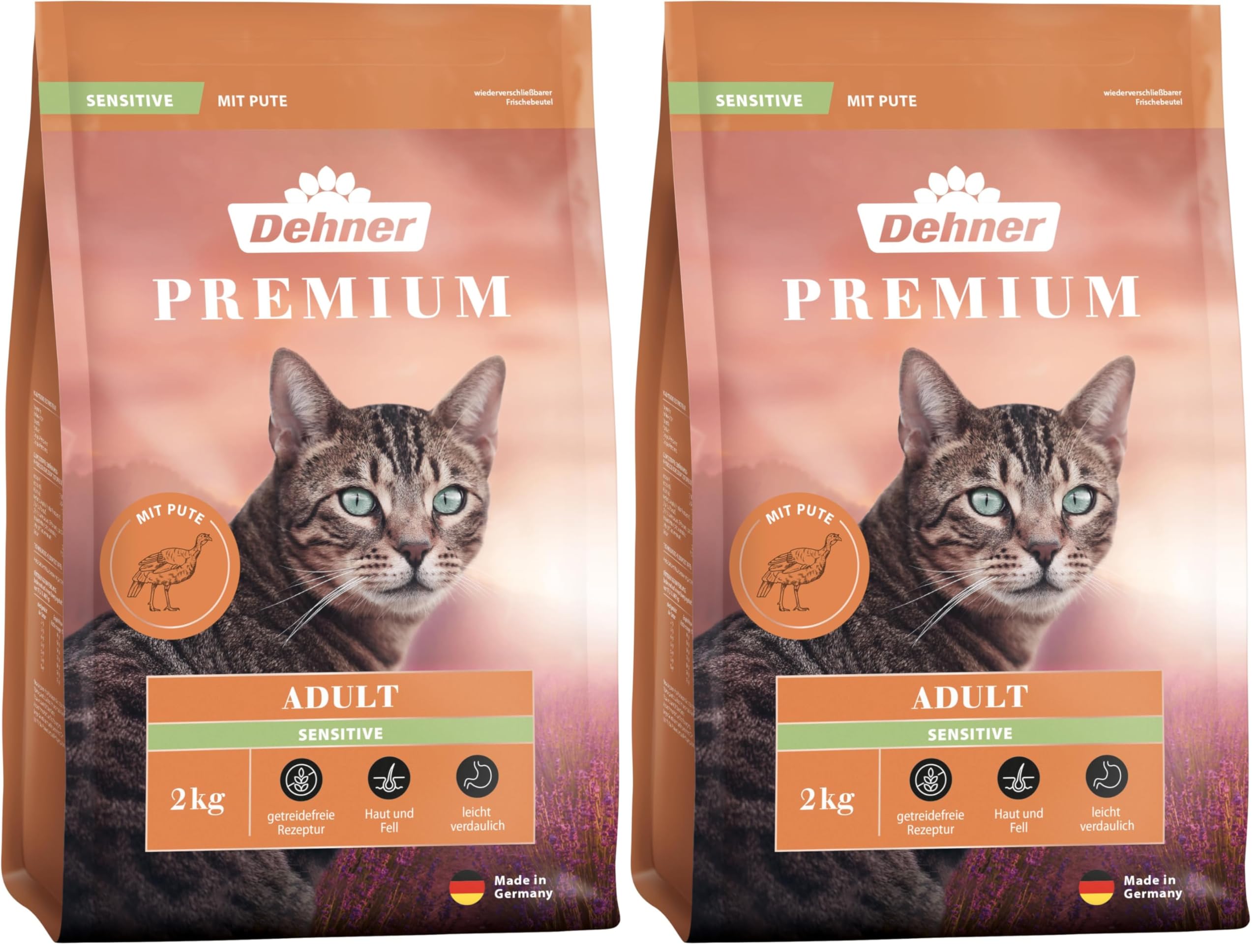 dehner-premium-sensitive-katzenfutter-2-kg-pute-getreidefrei image 6
