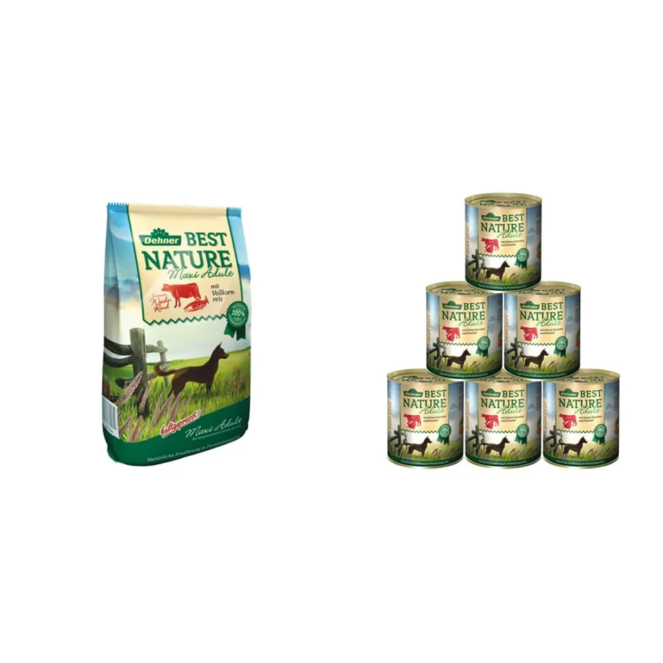 dehner-best-nature-maxi-adult-rind-lachs-12-5-kg-set image 1