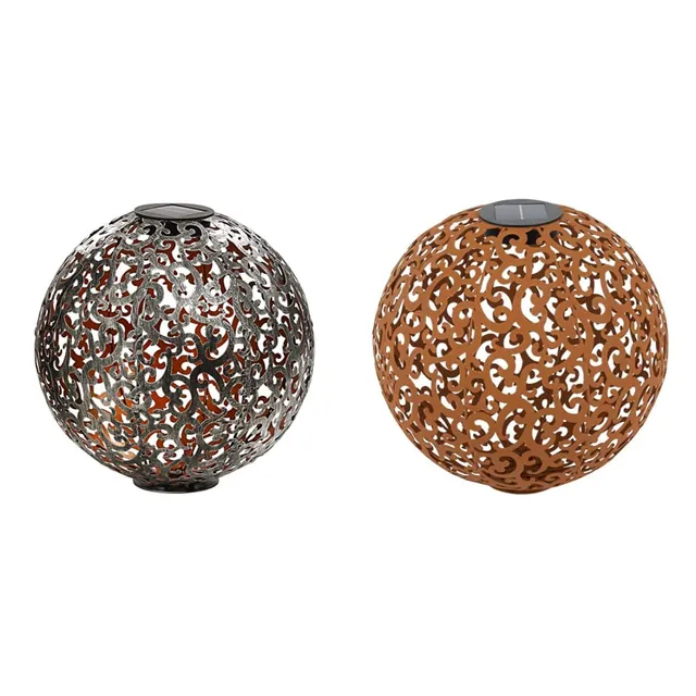 dehner-solarkugel-luanda-lagos-40-cm-metall-2er-set image 1