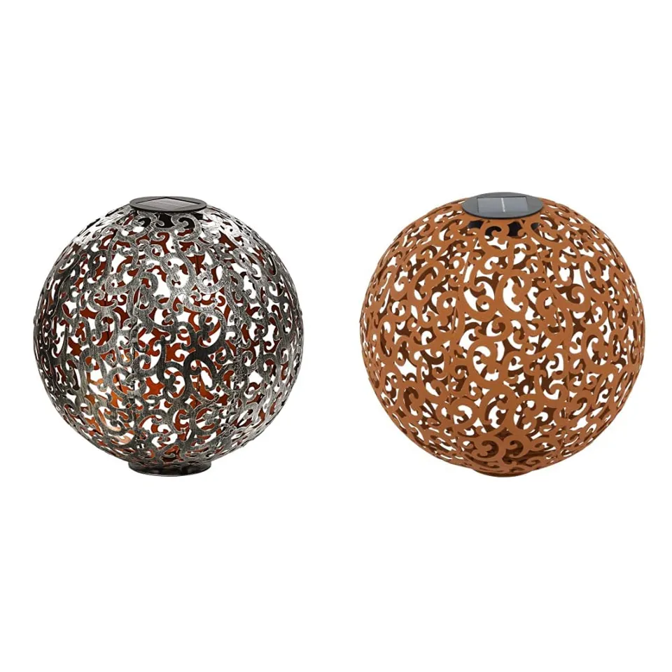 dehner-solarkugel-luanda-lagos-40-cm-metall-2er-set image 1