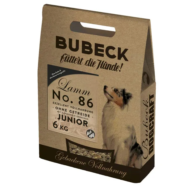 bubeck-junior-lamm-trockenfutter-getreidefrei-6-kg-welpen image 1