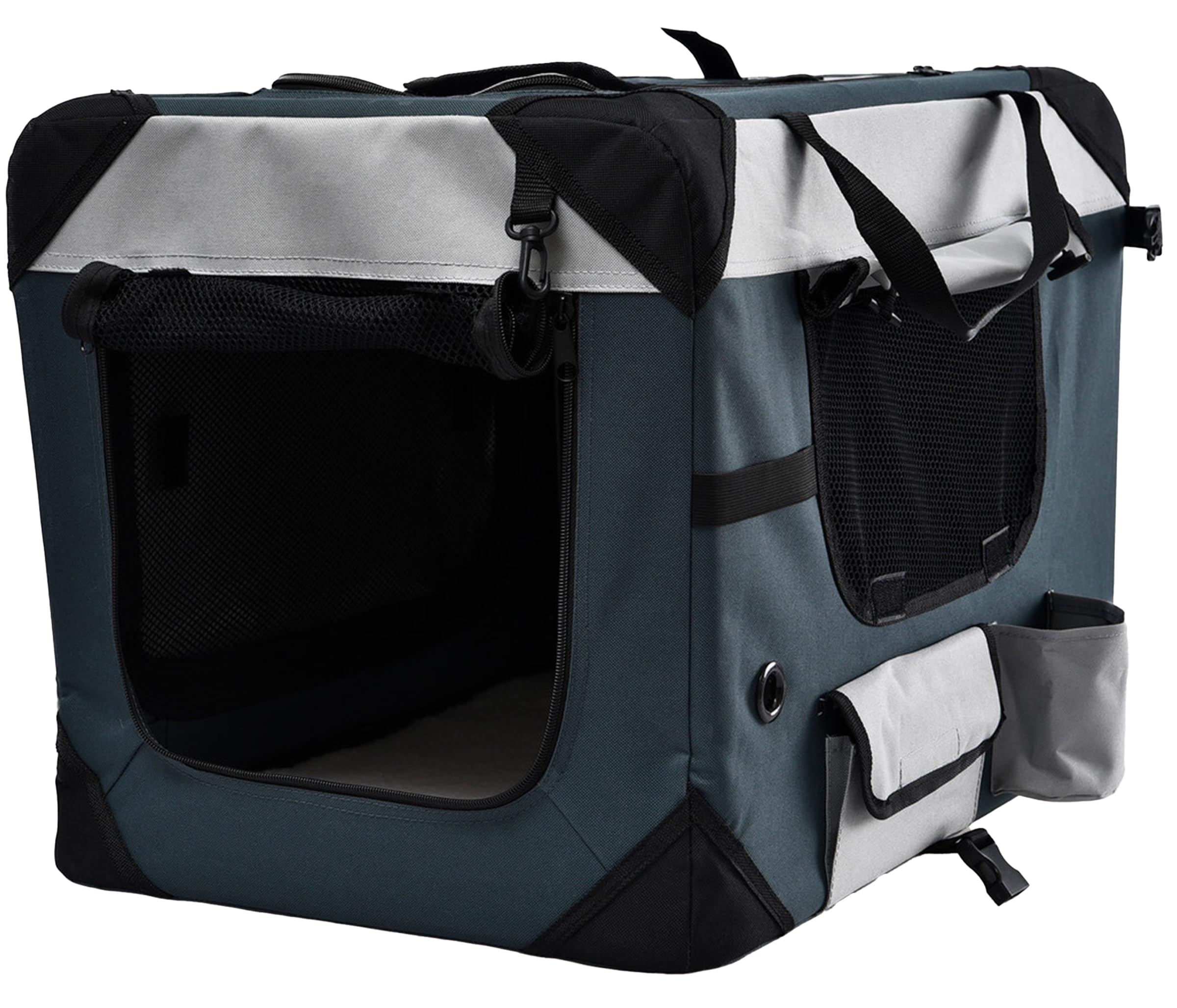 dehner-lieblinge-brian-transporttasche-hund-76x51x48-grau image 3