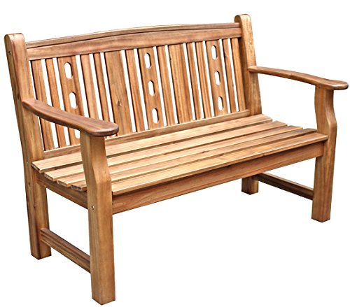 dehner-bristol-gartenbank-2-sitzer-holz-natur-130-cm image 2
