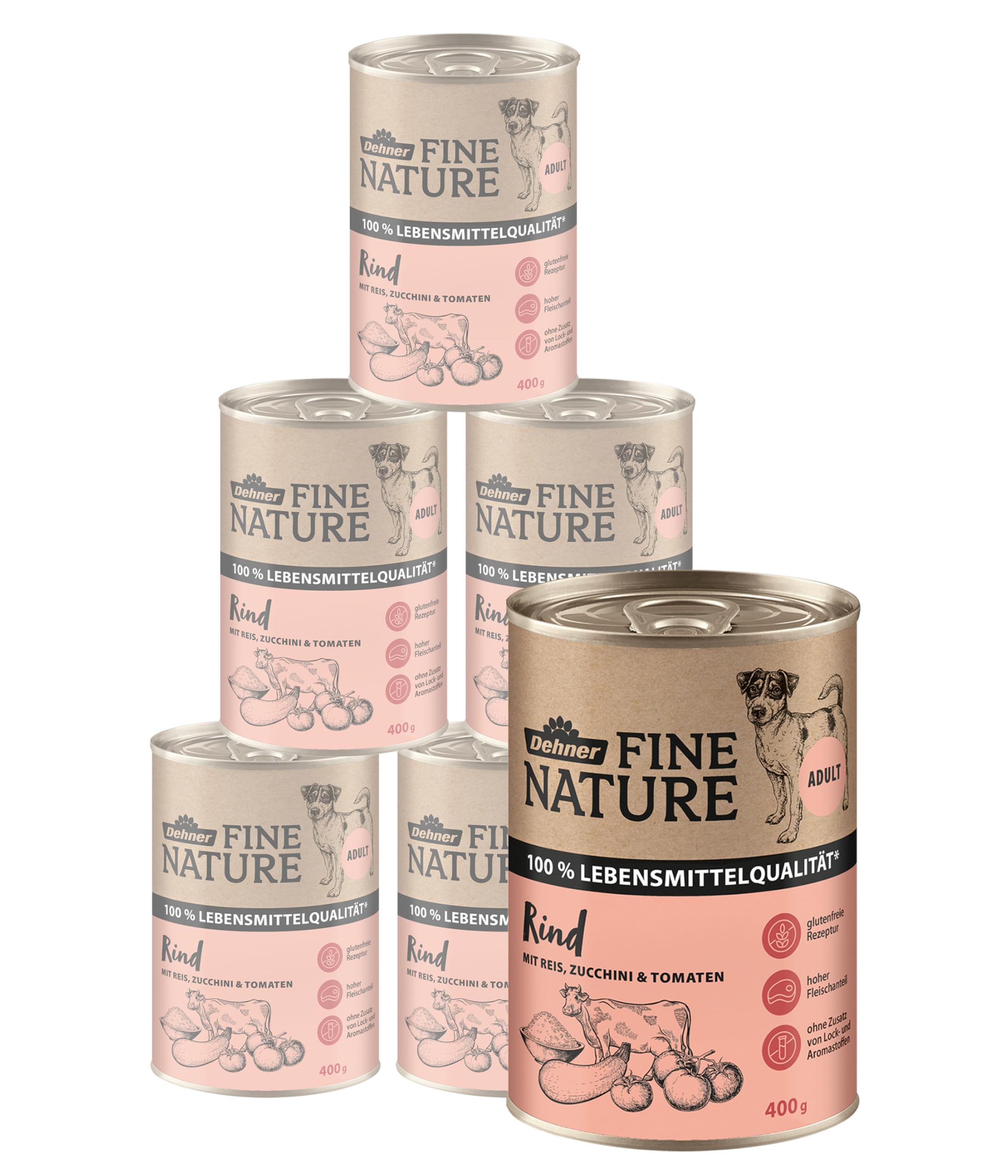 dehner-fine-nature-hundefutter-rind-nassfutter-6x200g image 6