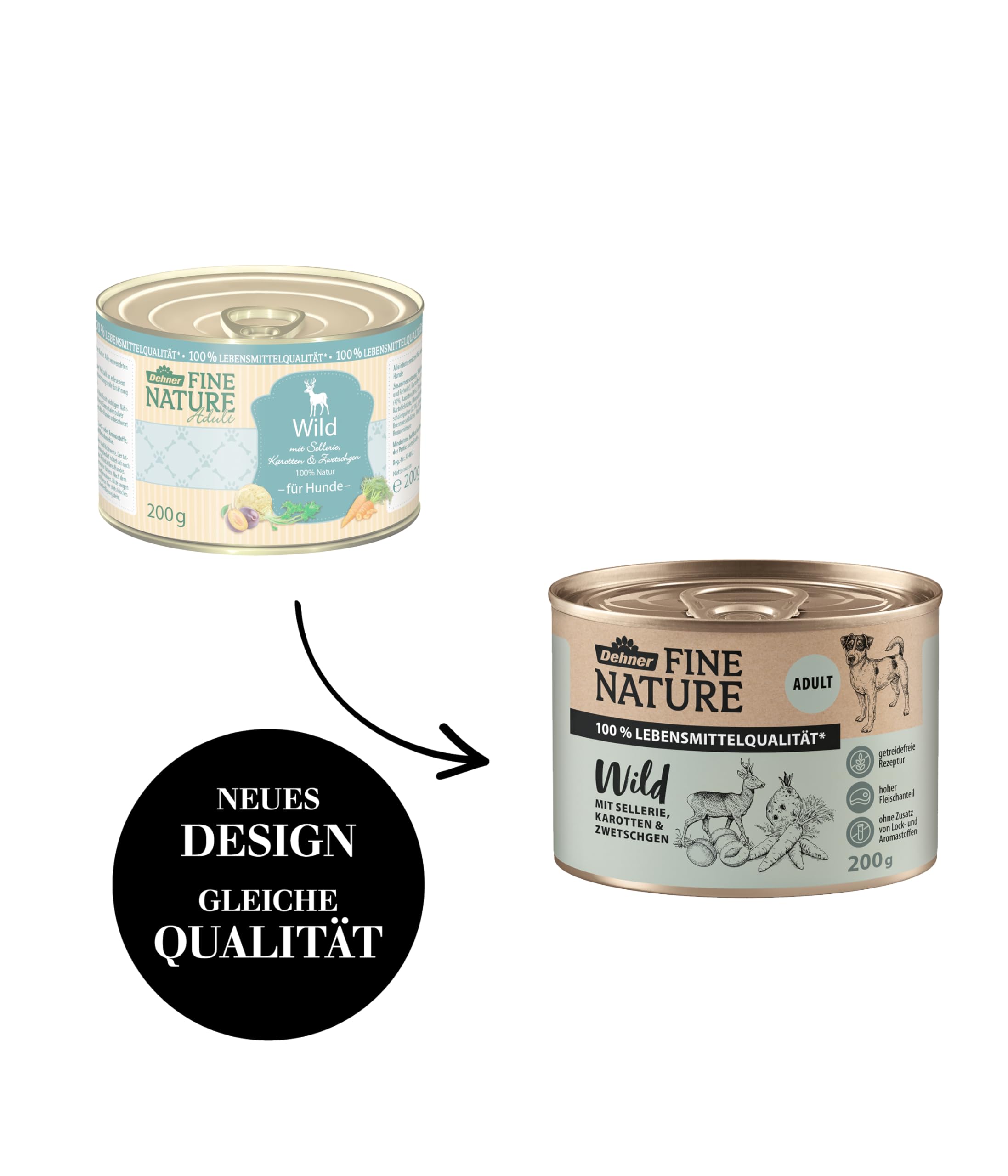 dehner-fine-nature-hundefutter-wild-nass-6x200-g-getreidefrei image 4