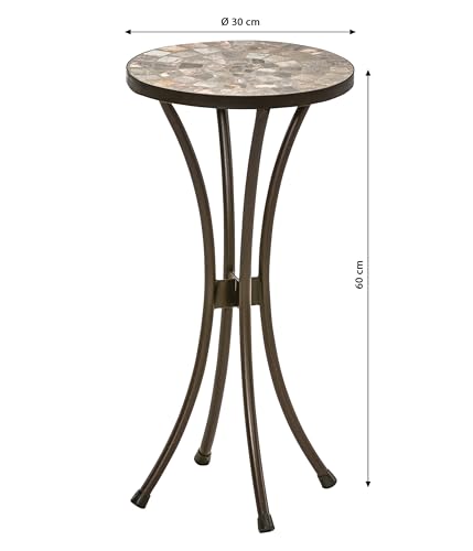 dehner-grazia-blumenhocker-mosaik-braun-grau-30-cm image 8
