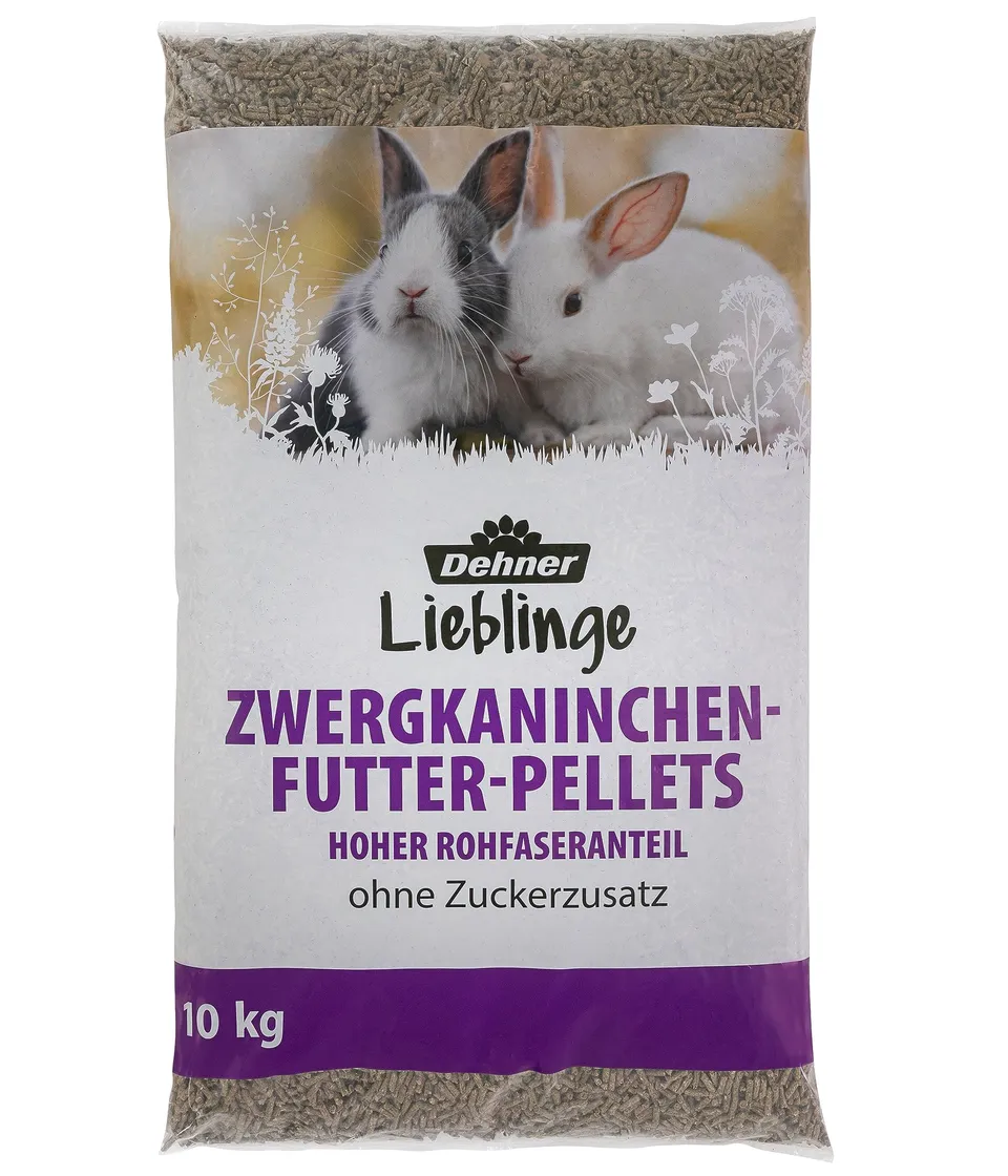 dehner-lieblinge-zwergkaninchenfutter-pellets-10-kg-zuckerfrei image 1