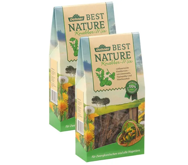 dehner-best-nature-nagersnack-l-wenzahn-2x90-g-nat-rlich image 1