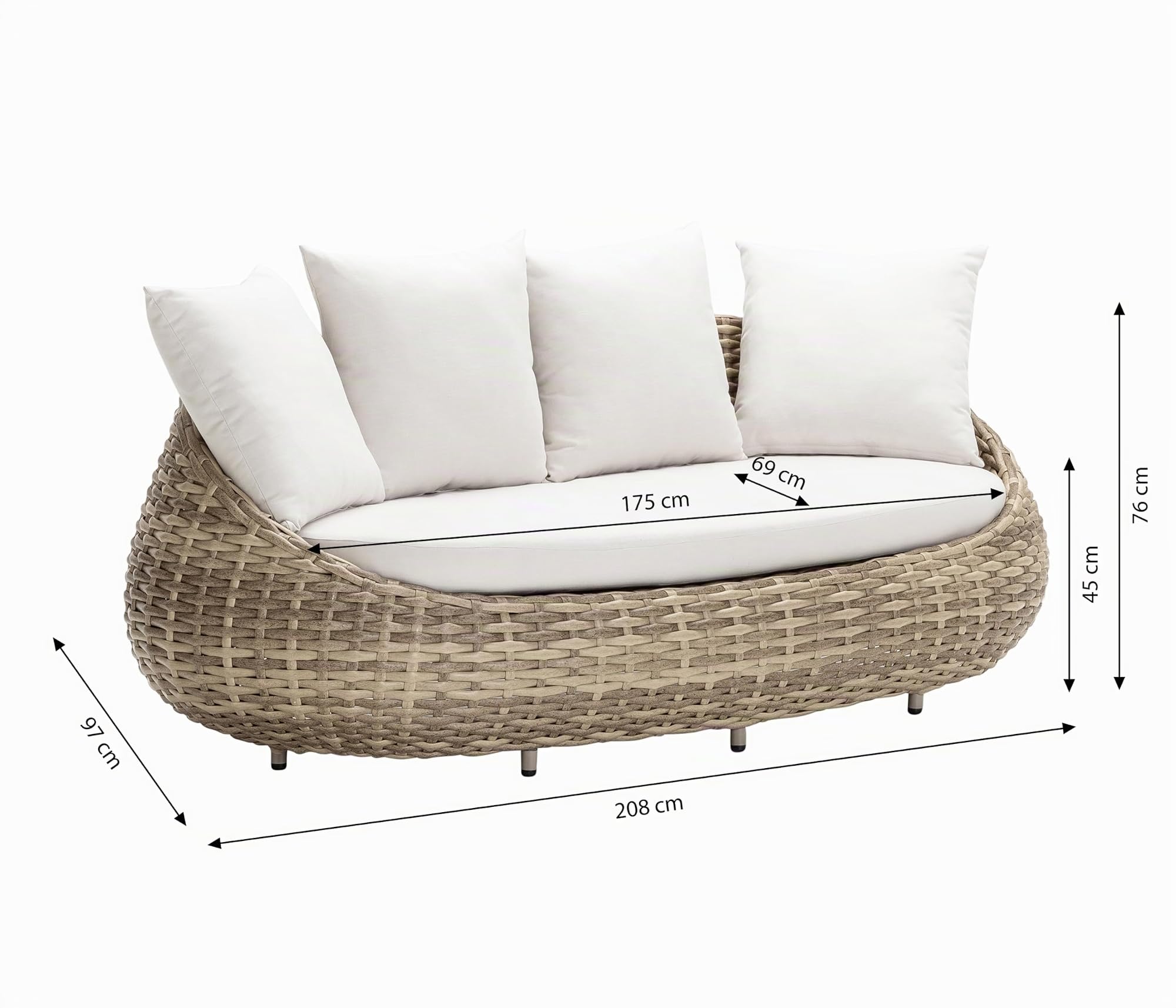dehner-tulum-lounge-sofa-3-sitzer-braun-wei-mit-polster image 3