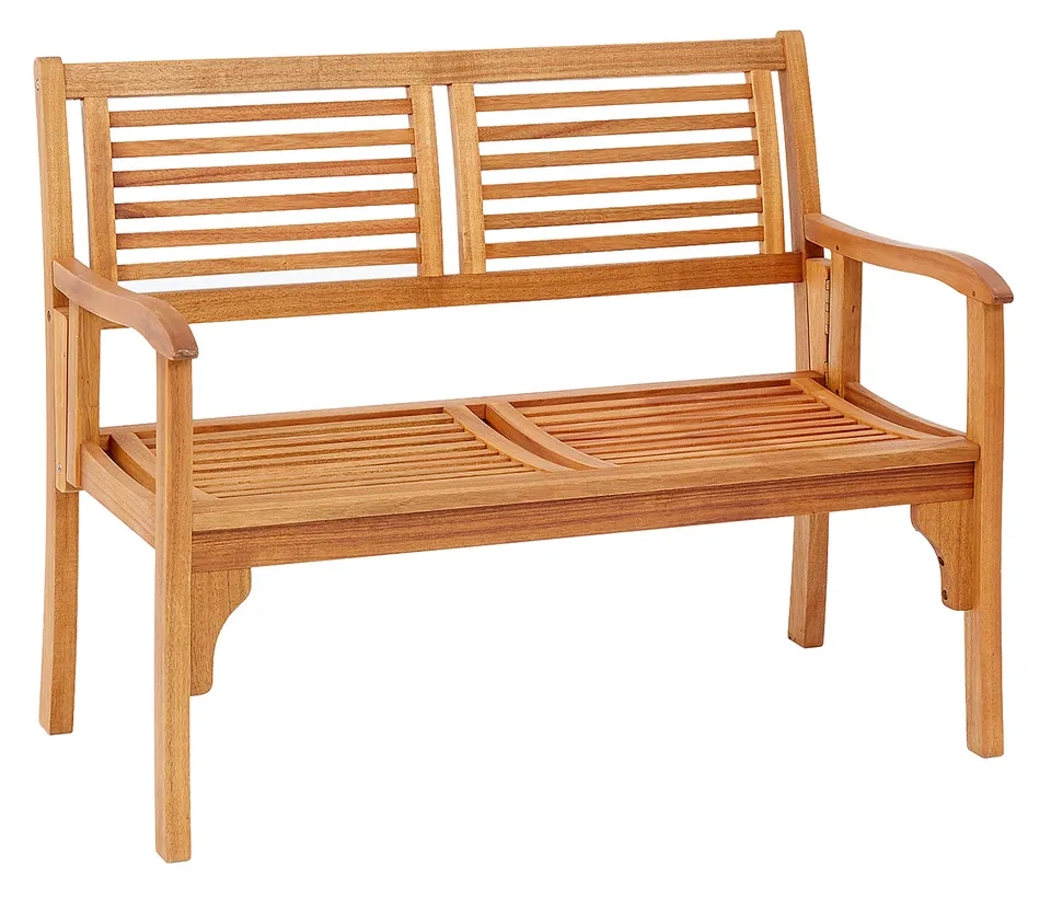 dehner-douglas-klappbank-akazie-2-sitzer-119-cm-natur image 1