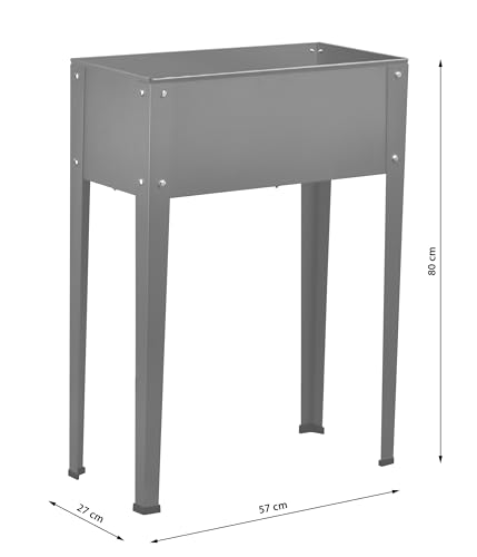 dehner-m-nster-hochbeet-dunkelgrau-80-cm-stahl image 8