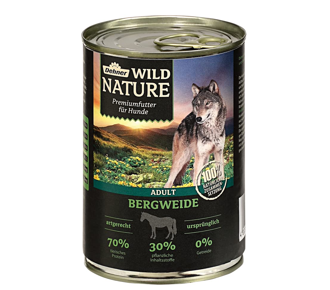 dehner-wild-nature-hundefutter-pferd-nassfutter-6x400-g-getreidefrei image 2