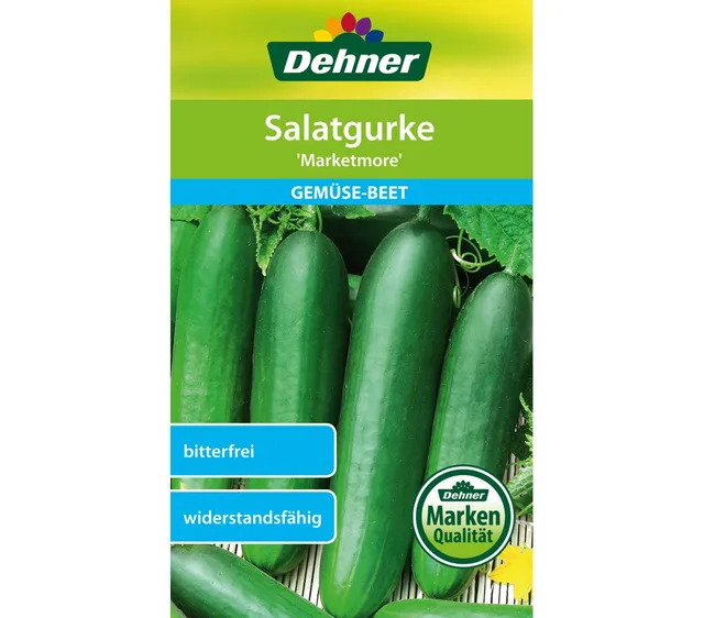 dehner-salatgurke-marketmore-gem-sesaatgut-5x10g-bitterfrei image 1
