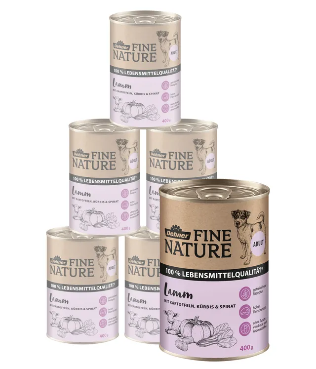 dehner-fine-nature-hundefutter-lamm-2-4-kg-getreidefrei image 1