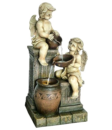 dehner-gartenbrunnen-engel-led-steinoptik-84-5-cm-polyresin image 5
