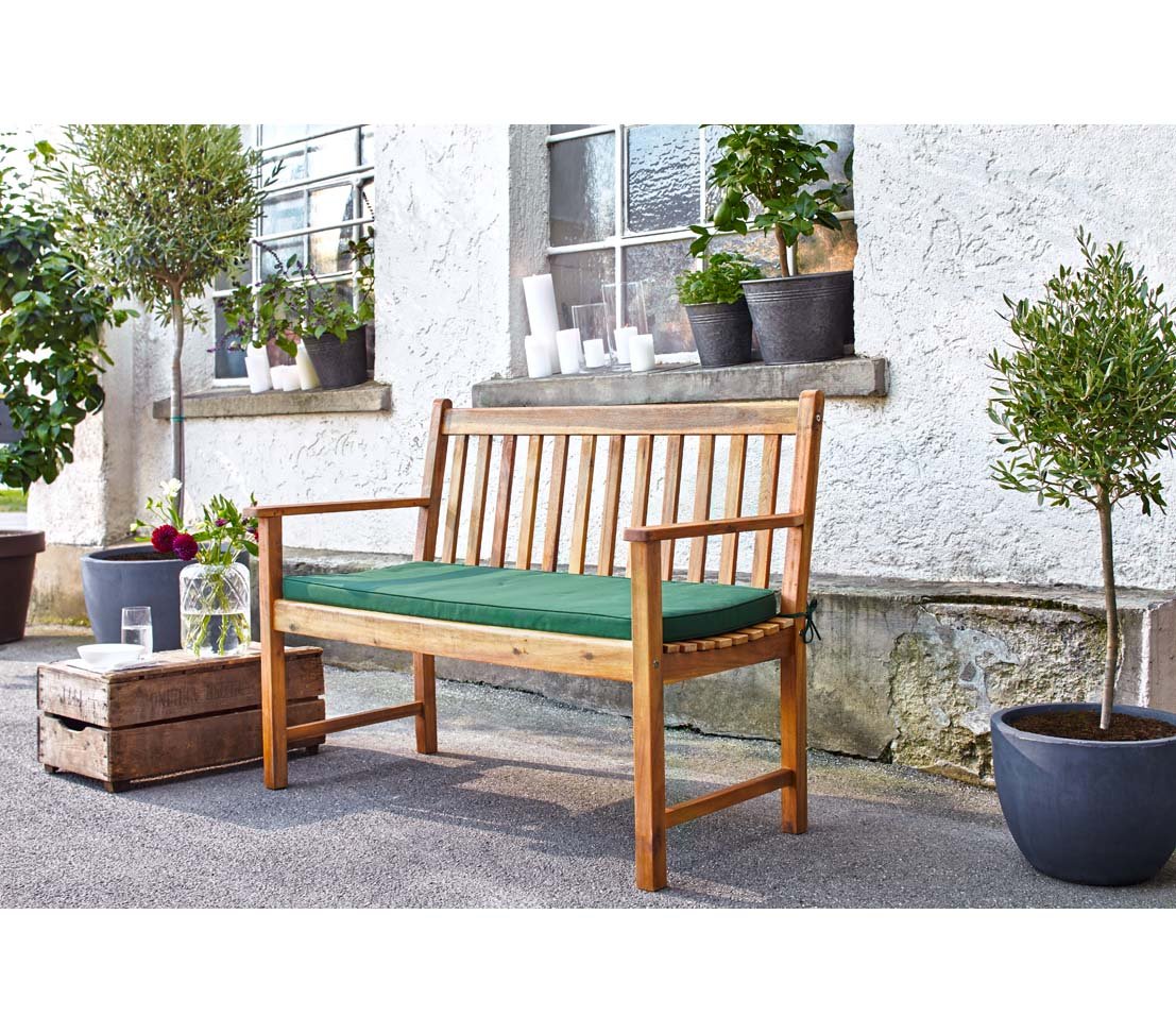 dehner-mykonos-gartenbank-holz-2-sitzer-120cm-polster image 2
