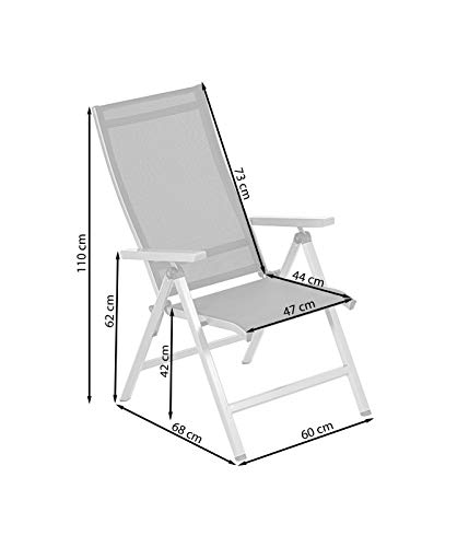 dehner-klappsessel-macon-gartensessel-112cm-schwarz image 7