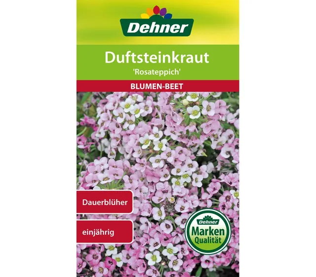 dehner-wild-nature-rosateppich-duftsteinkraut-samen-5er-pack image 1