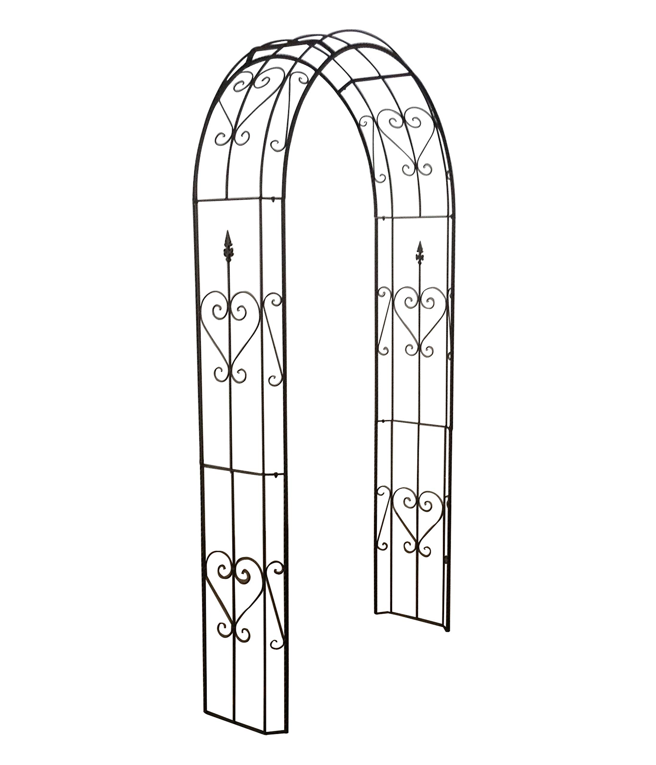 dehner-renata-rosenbogen-metall-anthrazit-228cm image 1