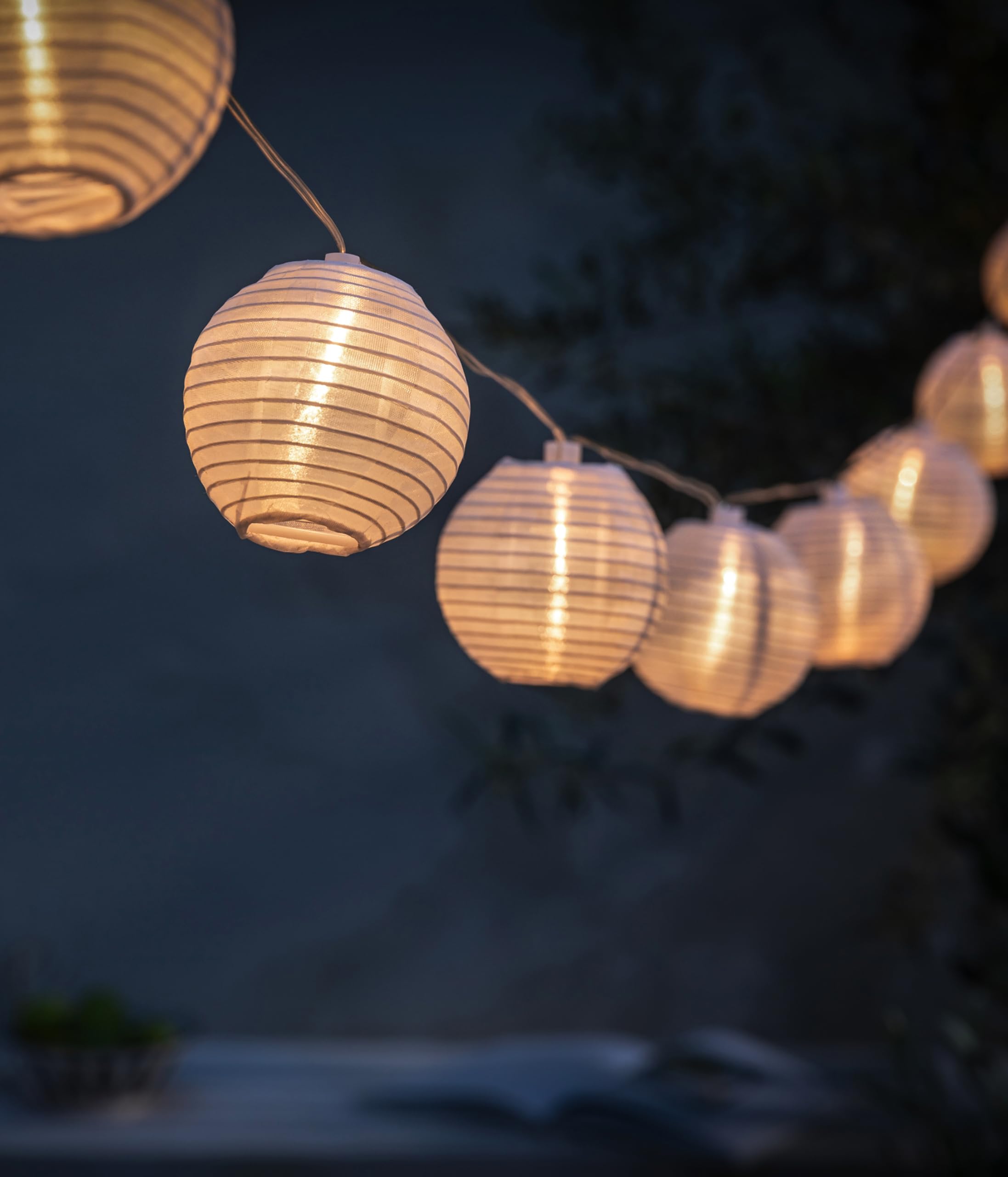 dehner-solar-lichterkette-lampion-240-cm-lampionkette-wei image 6