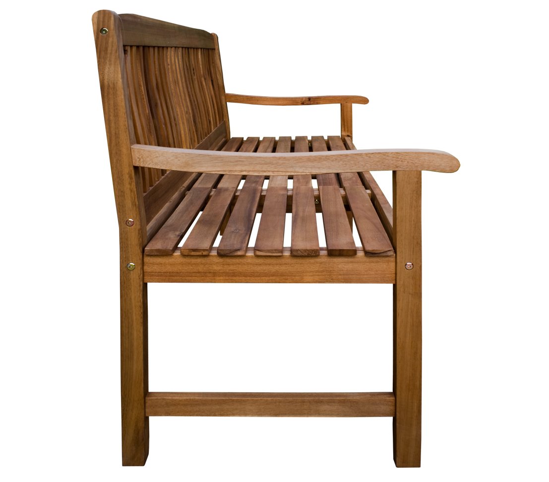 dehner-oslo-gartenbank-3-sitzer-akazienholz-natur-150-cm image 4